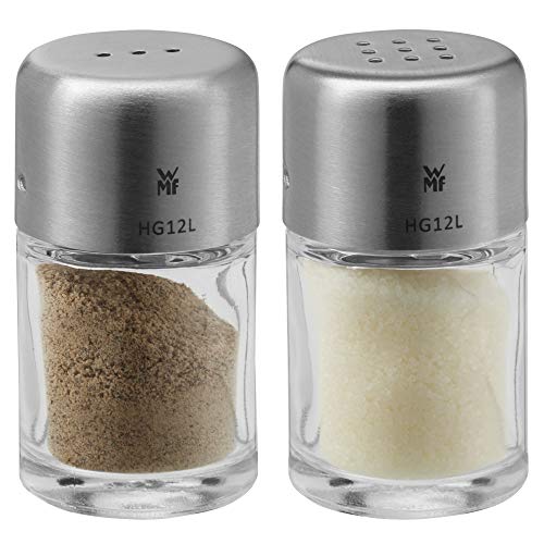 Saleiro e Pimenteiro WMF Bel Gusto (Material: aço inoxidável) WMF - Saleiros e pimenteiros - aço inoxidável, cromado, lavável em máquina, 1 peça