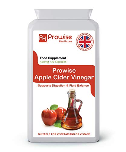 Suplemento Alimentar PROWISE HEALTHCARE Vinagre De Sida De Maçã (120 Cápsulas) PH PROWISE Healthcare - Vitaminas e suplementos - suplemento alimentar, 120 cápsulas, vinagre de sidra de maçã