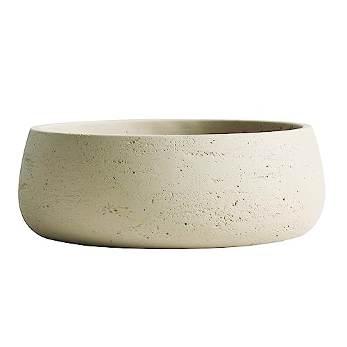 Vaso OLLY & ROSE 01-0016 (Cerâmica - Branco) Design Living - Móveis de exterior - cerâmica, branco