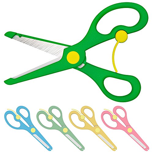 Tesoura LOBOME com segurança para crianças Enid Store - Material de escritório geral - segurança, crianças, ponta arredondada, clip seguro