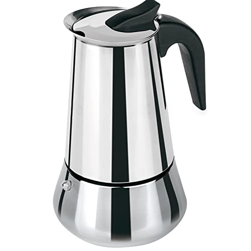 Máquina Café TIENDA EURASIA Italiana (2 Tazas) TIENDA EURASIA - Cafeteiras elétricas e de fogão - italiana, 2 tazas, vitrocerâmicas