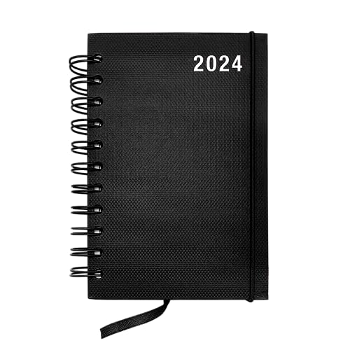 Agenda DIARIO 2024 Bolso Vertical - Preto World Trade Srl - Papel de impressora e copiadora - agenda, diário, bolso vertical, preto