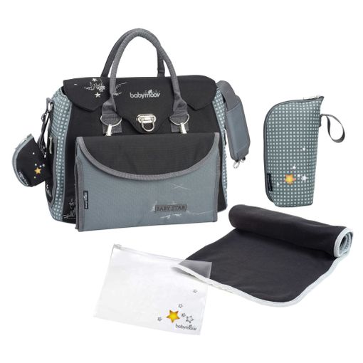 Bolsa de Amamentar BABYMOOV Baby Star 2 em 1 BABYMOOV - Bolsas, carteiras e estojos - bolsa, amamentar, baby, star, 2 em 1, matelo, mudas, mala, viagem, acessórios, alimentação, correia, ombro