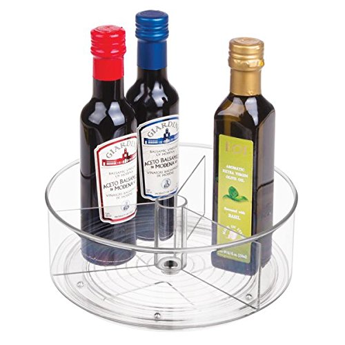 Prateleira para Cozinha MDESIGN 3 Tier Rotating Tray mDesign - Organizadores de temperos - prateleira, cozinha, 3 níveis, rotativa