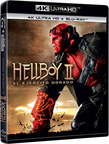 Hellboy II: The Golden Army (4K Ultra HD) / Hellboy II: El Ejército Dorado (2Blu-ray) UNIVERSAL - Dvds de filmes e programas de televisão - hellboy ii, golden army, 4k ultra hd, blu-ray