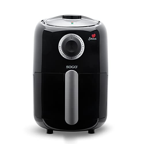 Fritadeira sem Óleo SOGO 1.6L (1000 W) SOGO - Eletrodomésticos de cozinha - 1000 W, 1.6 L, sem óleo