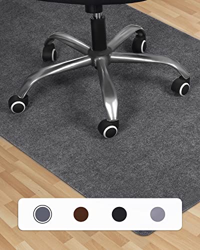 Tapete Protetor de Chão para Cadeira 90X140Cm Cinzento jutyum - Tapetes para cadeiras - protetor, chão, cadeira, cinzento
