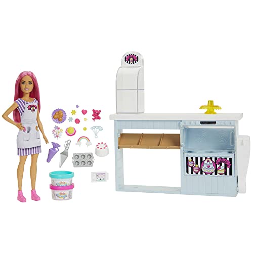 Barbie e a Sua Pastelaria (Idade Mínima: 3 anos) Mattel - Formas de bolos - barbie, pastelaria, idade mínima 3 anos