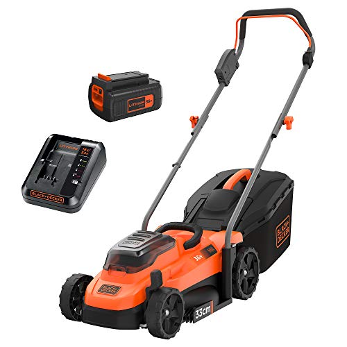Corta-Relvas BLACK & DECKER BCMW3336L1 (Autonomia 35 min - 600 m2) BLACK + DECKER - Cortadores de relva - autonomia 35 min, 600 m2, regulação altura, mulching
