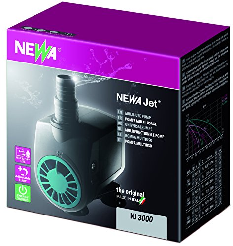 Bomba de Água para Peixes NEWA NJ-3000 (100 L) NEWA - Suprimentos para peixes - 100 L, 3000 L/h, ajuste automático