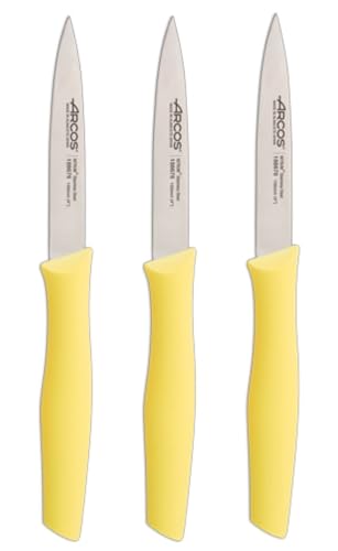 Conjunto de 3 Facas Descascantes ARCOS (7.5 cm) Arcos - Facas de cozinha - 3 facas, inox, resistente, cortar, fatiar