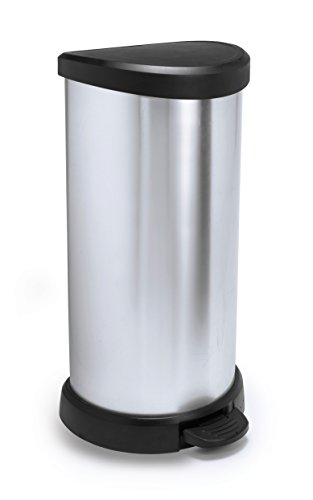 Caixote do Lixo CURVER Rota (Cinzento - Plástico - 40 L) Curver - Lixeiras e cestos de lixo - 40 L, antiestática, anti-chuva, fácil de limpar