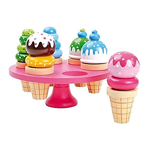 Conjunto de 2 Cachos de Gelado com Prateleira Small Foot - Brinquedos - conjunto, cachos gelado, prateleira