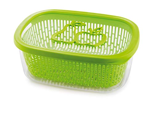 Caixa de Conservação de Alimentos SNIPS Aroma Keeper Snips - Utensílios de mesa - preserva aromas, tampa de borracha, cesto interno, escoa frutas