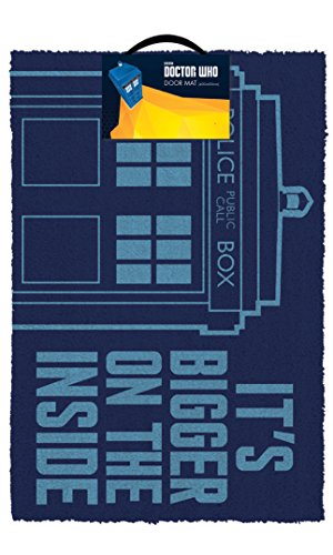 Tapete de Entrada EMPIREPOSTER Doctor Who - TARDIS Dr Who - Tapetes de porta - pvc, adesivos, anti-desgaste, 40x60 cm