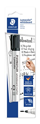 Marcador Staedtler Lumocolor Preto (Ponta de 2,0mm) Staedtler - Marcadores - 2mm, borracha, multi-superfície