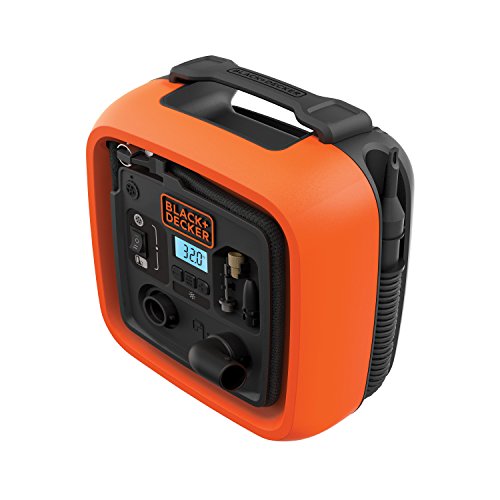 Compressor de Ar BLACK & DECKER ASP400 (160 psi) BLACK + DECKER - Equipamento atlético de uso geral - 160 psi, compacto, manómetro digital, adaptadores