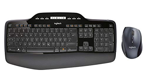 Teclado Wireless Logitech MK710 Preto (Acessório Informática e Tel.) Logitech - Conjuntos de acessórios de computador - teclado wireless, logitech mk710, preto