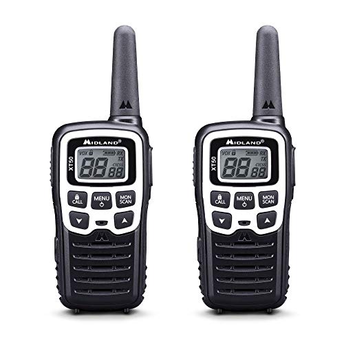 Walkie-Talkie MIDLAND XT50 Adventure (16 Canais - Até 12 Km - Até 18h - Branco) Midland - Rádios bidirecionais - 16 canais, 12 km, 18h, branco