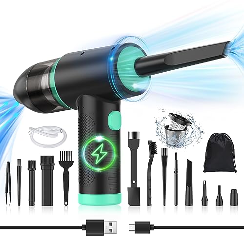 Soprador de Pó Elétrico EVARYOO com Mini Aspirador 2 em 1 - Preto EVARYOO - Aspiradores - elétrico, mini aspirador, 2 em 1