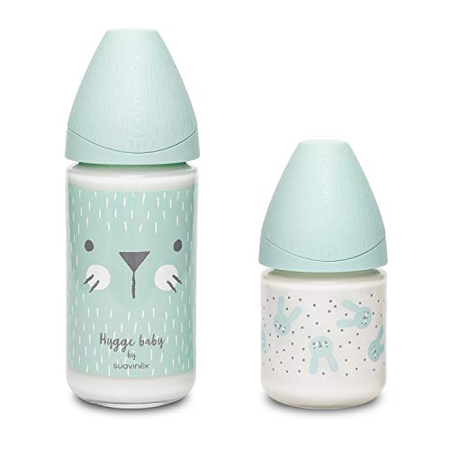 Conjunto de biberões SUAVINEX (120 ml - 2 unidades) Suavinex - Biberões - 120 ml, 2 unidades, tetina 3 posições, silicone