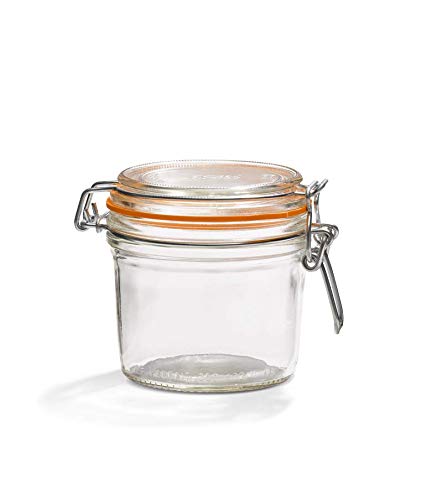 Caixa para Alimentos LE PARFAIT 1978002 Le Parfait - Recipientes de armazenamento de alimentos - 6 taças, 350g, vidro 100%, reciclado