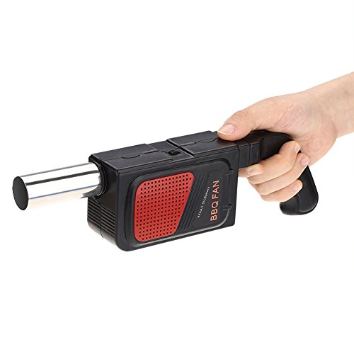Ventoinha de Churrasco HZTYIYER (100 W) Hztyyier - Acessórios para lareira e fogão à lenha - acessório, 100 W, preto, inox