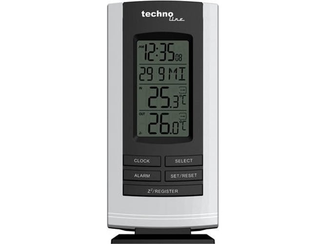 Estação Meteorológica La Crosse Technology WS-9180 | Branco Technoline - Previsores do tempo e estações - visor LED, horário local, alarme, sensor externo