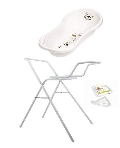 Banheira para Bebés LAICA XXL 100 cm (Branco) KiNDERWELT - Móveis para bebês e crianças pequenas - banheira, bebés, xxl, 100 cm