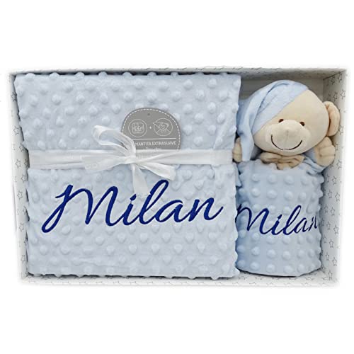 Cobertor VARIOWSS Manta de bebê personalizada com o nome bordado Variouss - Cobertores - cobertor, variowss, manta bebé, personalizada, nome bordado