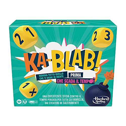 Jogo Coletivo HASBRO GAMING Ka-blab (Idade Mínima Recomendada: 8 anos) Hasbro Gaming - Jogos - jogo coletivo, velocidade, conhecimento, família