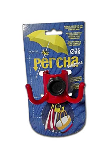Suporte de Guarda-Sol para Chapéu 33 Mm BIGBUY OUTDOOR - Bases para guarda-sóis de exterior - preto, pvc, 33 mm