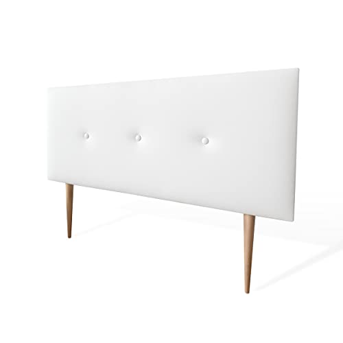 Almofada para Cabeceira SOMNIA Miami Branco Somnia Descanso - Cabeceiras e peseiras - cabeceira, branco