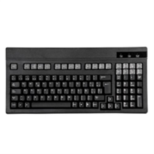 Teclado para TPV MUSTEK ACK-700U USB 2.0 Preto Mustek - Teclados - usb 2.0, 105 teclas, membrana, resistente a líquidos