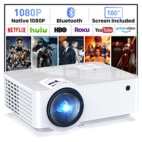 Projetor Mini PROJ9500L (1080p - 100 ANSI Lumens) TOPVISION - Projetores - 1080p, 100 ANSI Lumens, bluetooth, hdmi, usb