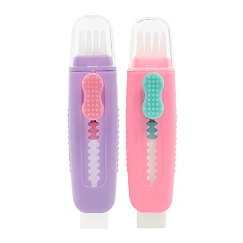 Borracha Pastel 4 Cores com Capuz e Esponja Starplast - Borrachas - pastel, capuz, esponja, 4 cores
