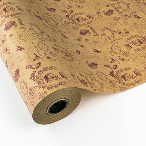Rolo de papel para embrulho PAKOT Kraft genuine PAKOT - Papel de embrulho - 70 cm, 60 g/m², 100 metros, kraft