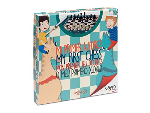 Jogo Didático CAYRO Mon Premier Jeu D'Echecs Cayro - Jogos de tabuleiro - estratégia, manual gráfico, regras do jogo