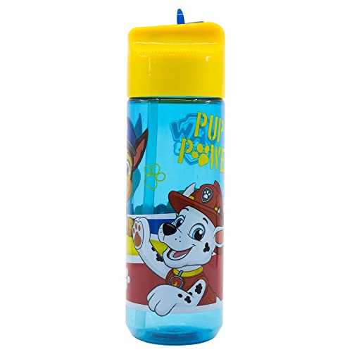 Garrafa para Bebidas PATRULLA CANINA (540 ml) Stor - Garrafas de água - plástico BPA-free, tampa fácil, 540 ml, férias, escola