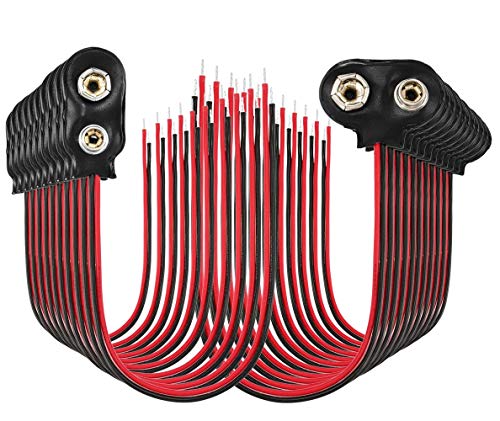 Conector de Bateria 9V 20 Unidades (Recondicionado Como Novo) YYUWEI - Sistemas elétricos e de potência de veículos automotores - conector, bateria, 9V, 20 unidades, recondicionado