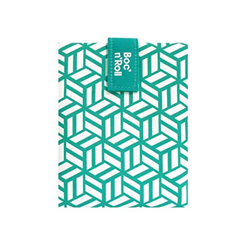 Lancheira ROLL'EAT Boc'n'Roll Tiles Green Roll'eat - Sacos de armazenamento de alimentos - lancheira, roll eat, boc n roll, tiles green