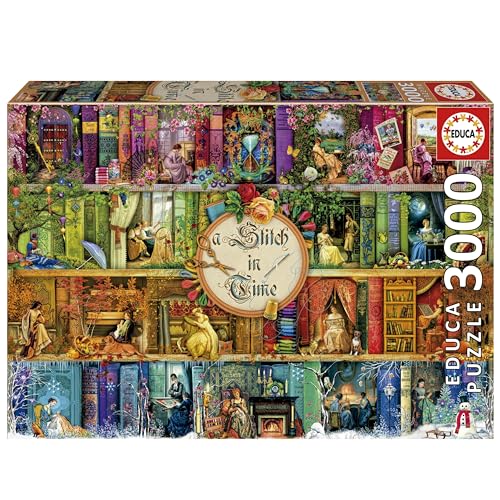 Puzzle EDUCA BORRAS A Stitch in Time (3000 peças) Educa Borrás - Quebra-cabeças - 3000 peças, cartão, A Stitch in Time, disney