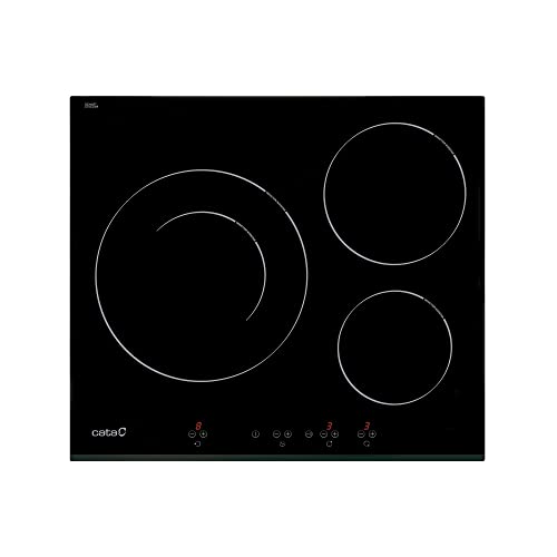 Placa de indução CATA IB 6030 (Elétrica - 59 cm - Preto) CATA - Utensílios de cozinha - elétrica, 7200 W, 3 zonas, 5,9 cm