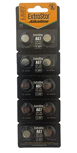 Pilha Recarregável AG7 1.5V 10 Unidades EXTRASTAR - Baterias - 1.5v, 10 unidades, litio, recarregável