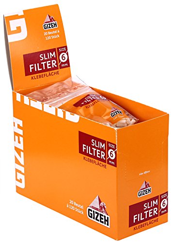 Filtro de Cigarros GIZEH 415925001 (20 unidades) Gizeh - Filtros de iluminação e gobos - filtro, cigarros, gizeh