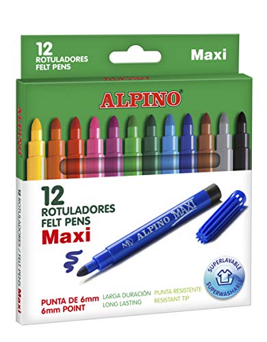Caixa para Marcadores ALPINO 12 Cores (Multicor) Alpino - Marcadores e marcadores de texto - caixa, marcadores, alpino, 12 cores, multicor