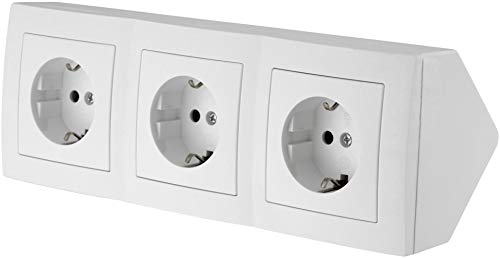 Extensão Elétrica C2G 80614 3 tomadas Branco (Electricidade e Domótica) HAVA - Fios e cabos elétricos - 3 tomadas, 1.5m, branco, schuko
