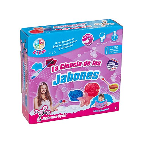 Kit de Ciência SCIENCE 4YOU A Ciência dos Sabonetes (Idade Mínima: 6) Science4you - Conjuntos de ciência e exploração - kit ciência, sabonetes, idade mínima 6