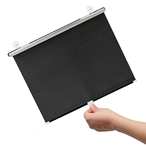 Persiana com Janelas de Vidro Preto 75X125Cm Suwooy - Persianas e cortinas - janelas, vidro preto, 75x125cm