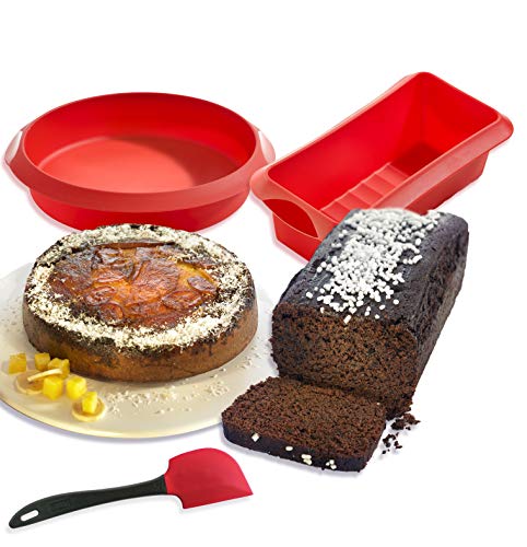 Kit de Iniciação à Pastelaria LEKUE ESSENTIAL MOLDES (Silicone - 24 cm) Lékué - Conjuntos de utensílios de forno - silicone, 2,4 cm, iniciacao